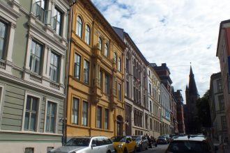 Oslo tarihi binalarla kaplı