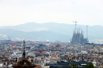 Montjuik tüm Barselona'yı görmenize imkan veriyor