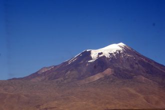 Ağrı Dağı'nın zirvesi