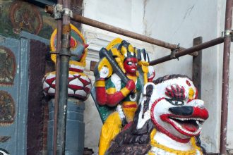Katmandu sokaklarının ilginç heykelleri, Nepal