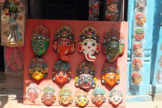Nepal'in maskları her yerde