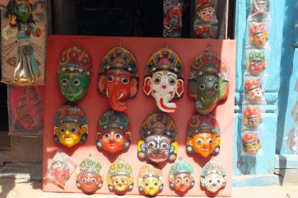 Nepal'in maskları her yerde