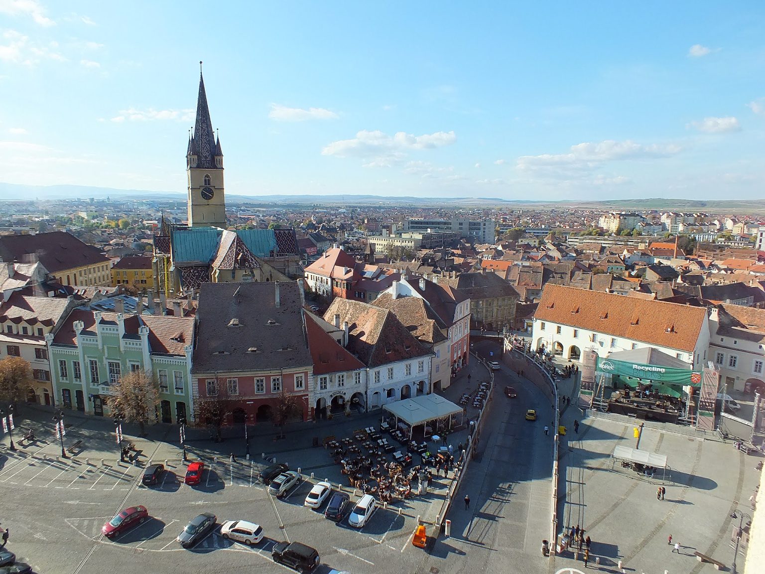 Sibiu, Transilvanya'nın en güzel şehirlerinden biri