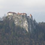 Bled Gölü kıyısındaki manastır, Slovenya