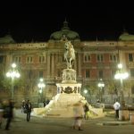 Belgrad Ulusal Müze ve İstanbul'u gösteren Knez Mihailo