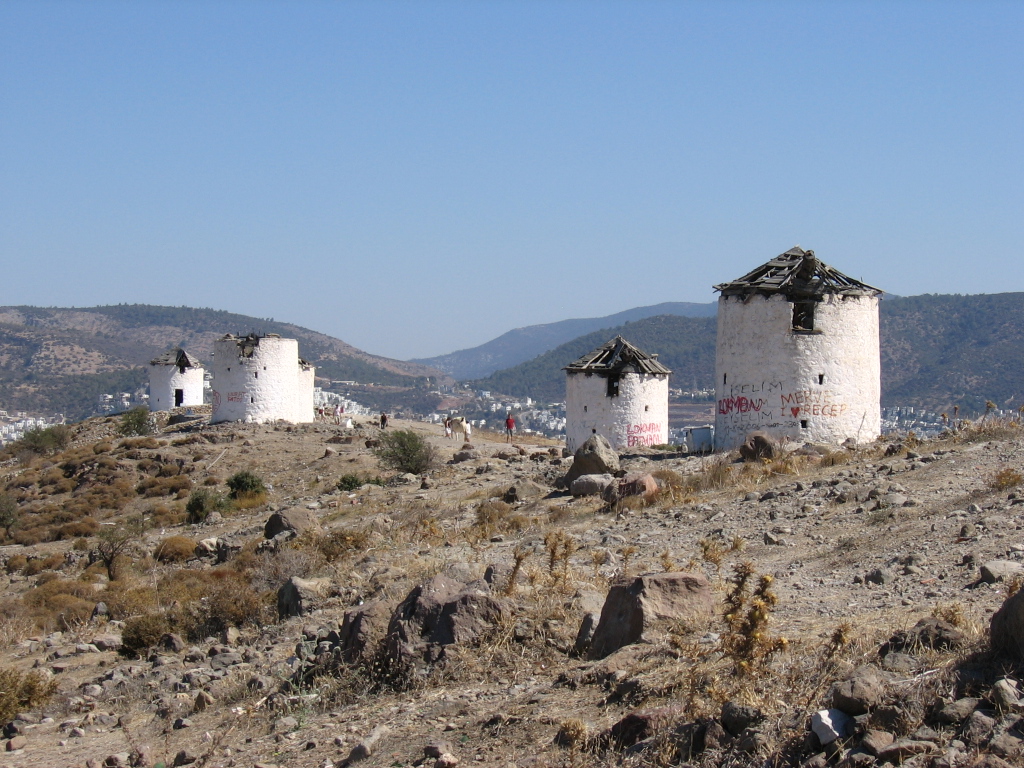 Gümbet'in yel değirmenleri, Bodrum