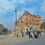 Lviv sokaklarındaki muhteşem binalar