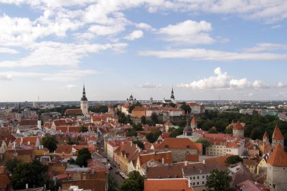 Tallinn manzarası, Estonya