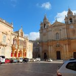 Mdina şehri Malta'nın tam ortasında