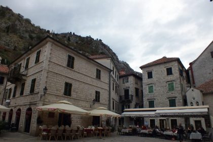Kotor'dan taş evler