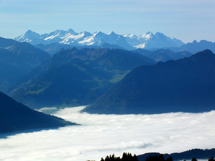 Rigi Dağı'ndan manzaralar, İsviçre