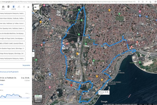 Kara surları gezisi, istanbul