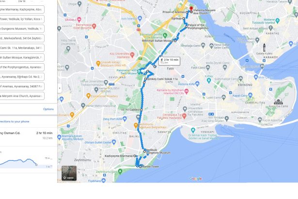 Kara surları gezisi, istanbul